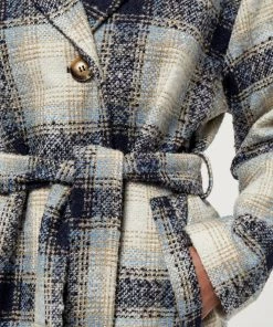 PEPPERCORN LUNA Manteau Court Dress Blue Femme -Promos PEPPERCORN Magasin 3cdfff71fd384e0baf213dd98f99dc6b