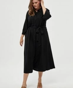 PEPPERCORN DJANET Robe Chemise Black Femme