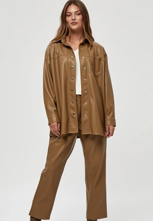 PEPPERCORN Femme JAMILLA Manteau Court Sepia Tint 2 PEPPERCORN Femme JAMILLA Manteau Court Sepia Tint – Image 2