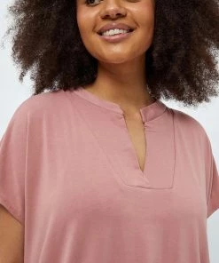 PEPPERCORN Femme ROSALINDA T Shirt Basique Ash Rose -Promos PEPPERCORN Magasin 3f5ca0193e404c529c196f28718212c2