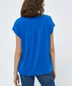 PEPPERCORN Femme ROSALINDA T Shirt Basique Nebulas Blue -Promos PEPPERCORN Magasin 400de65e71de4c3392aac75d193a3ae3