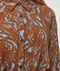 PEPPERCORN Robe Chemise Brown Femme -Promos PEPPERCORN Magasin 406a7c62a4e64644a6a1883b98e2c3a8