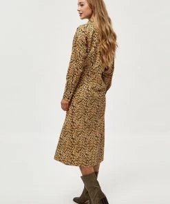 PEPPERCORN Femme Robe Chemise Grey, Mustard Yellow -Promos PEPPERCORN Magasin 4089c36c29834118b3c9924b0fbc10fd