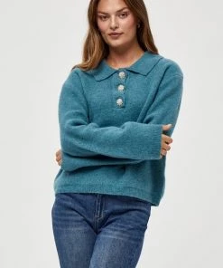 PEPPERCORN Femme Pullover Storm Blue Melange