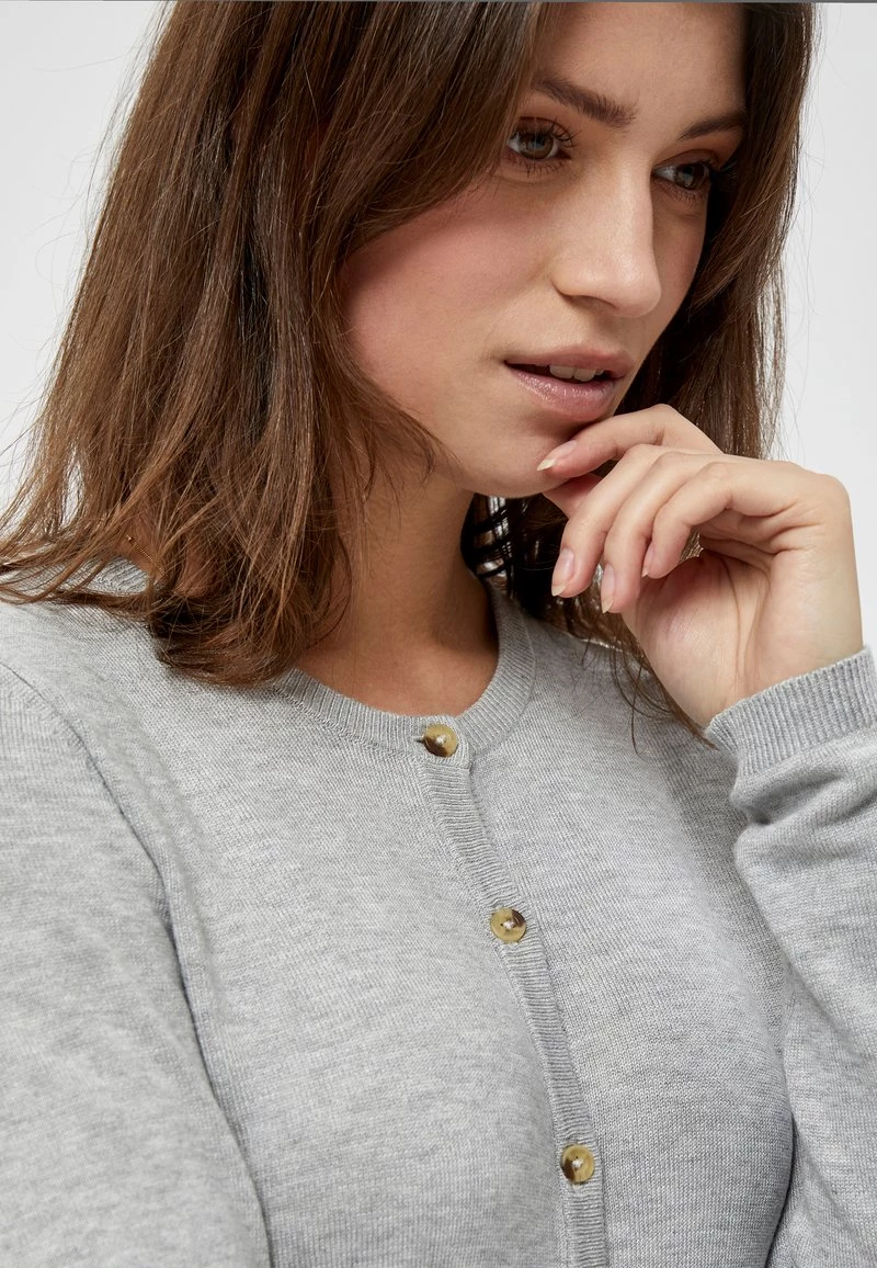 PEPPERCORN Femme TANA Gilet Light Grey Mel. 4 PEPPERCORN Femme TANA Gilet Light Grey Mel. – Image 4