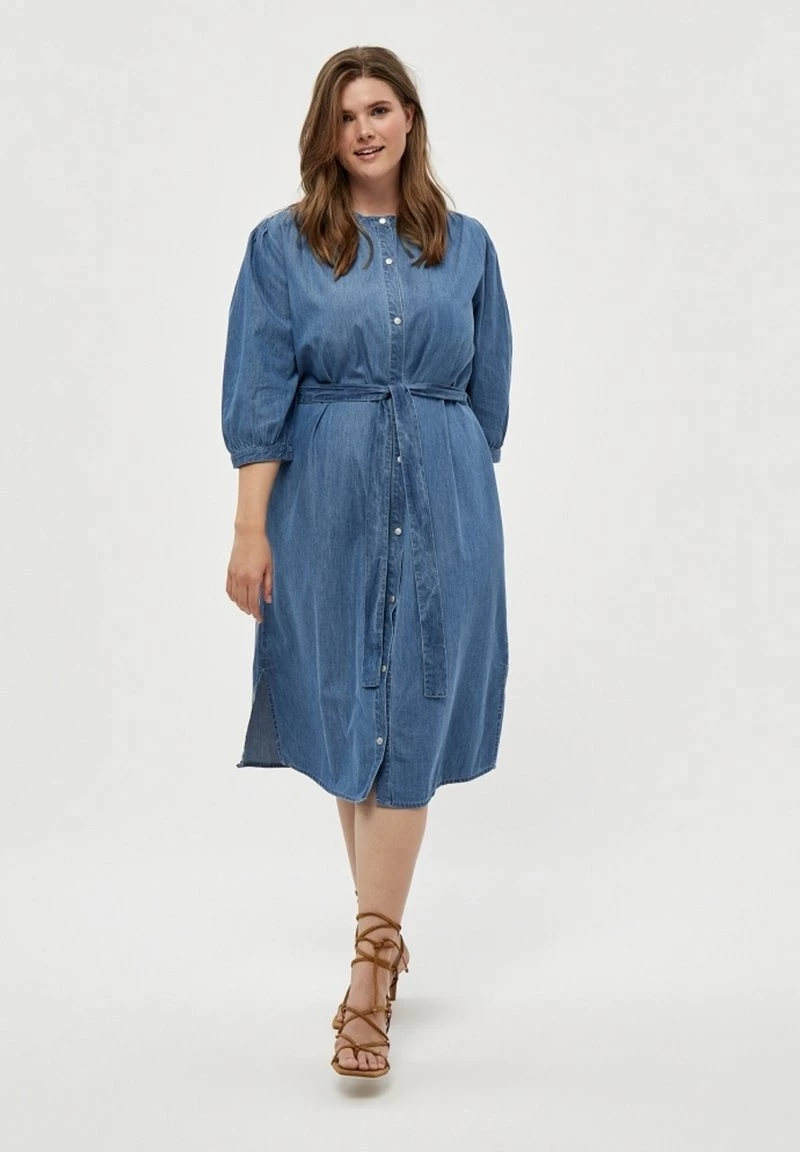 PEPPERCORN DELARA Robe En Jean Light Blue Wash Femme 1 PEPPERCORN DELARA Robe En Jean Light Blue Wash Femme