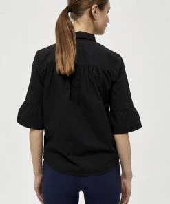 PEPPERCORN Femme RAMIS Chemisier Black -Promos PEPPERCORN Magasin 4420363d9b594e888dbac53a0010045c