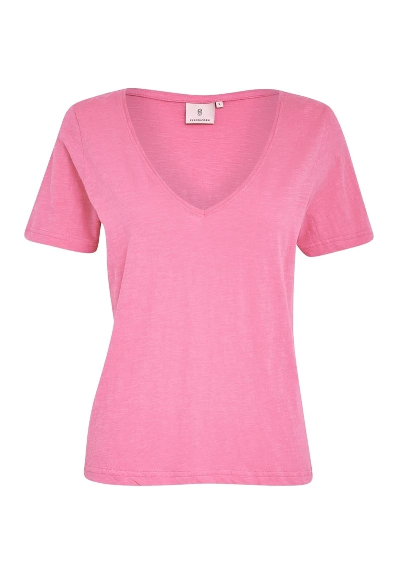 PEPPERCORN Femme ESTEL T Shirt Basique Pink Lemonade 5 PEPPERCORN Femme ESTEL T Shirt Basique Pink Lemonade – Image 5