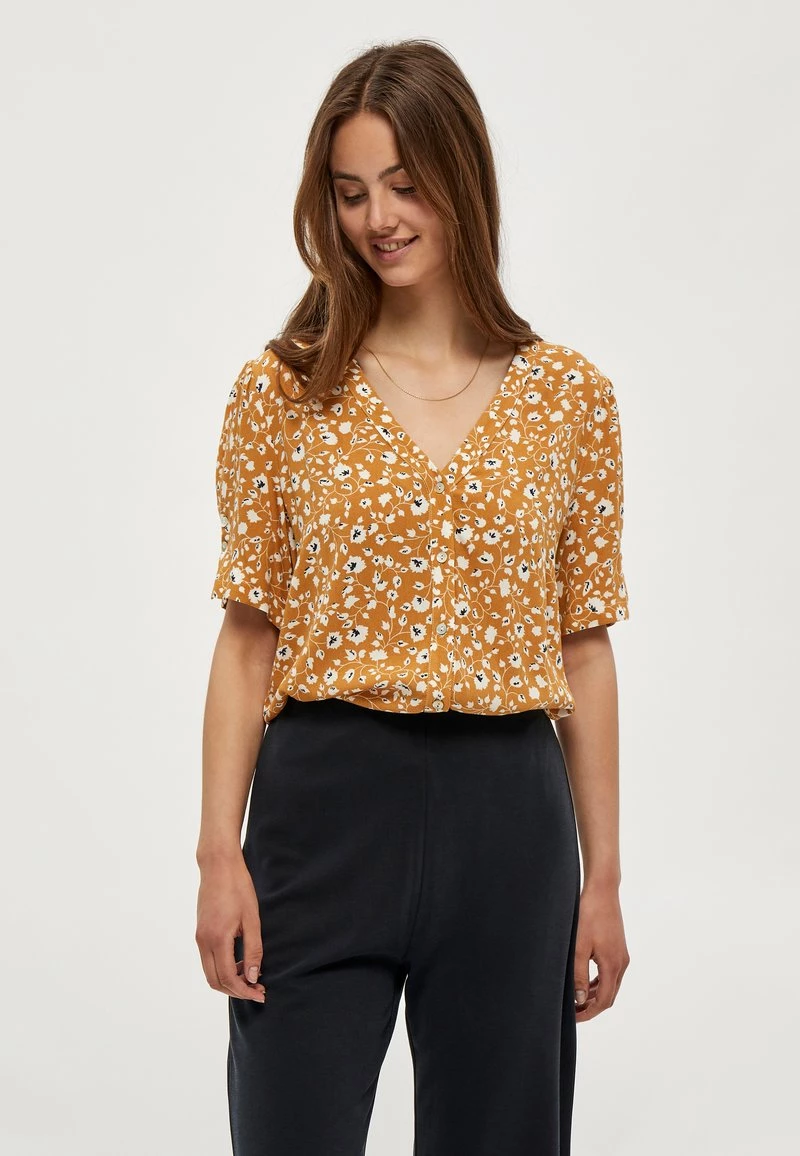 PEPPERCORN Femme LEAH Blouse Spruce Yellow Pr 1 PEPPERCORN Femme LEAH Blouse Spruce Yellow Pr