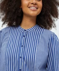 PEPPERCORN Femme DEMIA Chemisier D. Blue P -Promos PEPPERCORN Magasin 4496fb427a3a427896efbe9d909e6a72