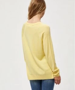 PEPPERCORN Femme TANA Pullover Pale Yellow -Promos PEPPERCORN Magasin 46042aecbed24e629510e48c229273fe
