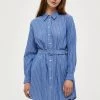 PEPPERCORN LEEN Robe Chemise Blue Fog St Femme