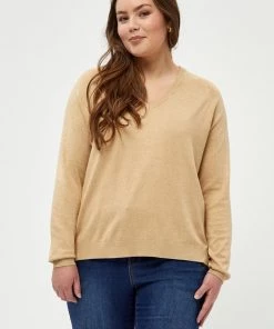 PEPPERCORN Femme TANA Pullover Warm Sand Melange
