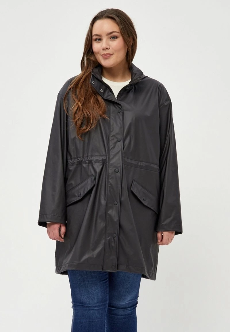 PEPPERCORN Femme CANE CURVE Parka Black 1 PEPPERCORN Femme CANE CURVE Parka Black