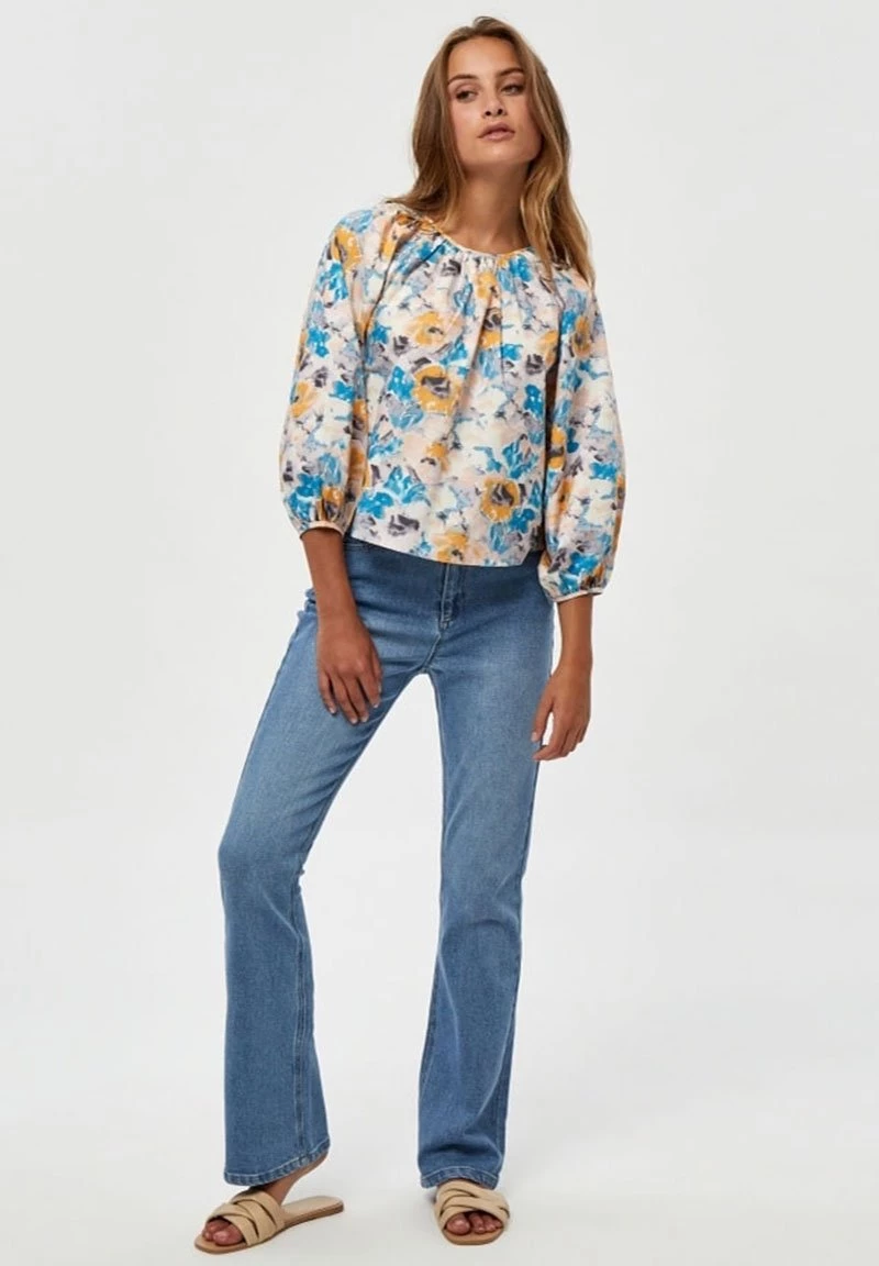 PEPPERCORN DAMINA Blouse Ant. White Print Femme 2 PEPPERCORN DAMINA Blouse Ant. White Print Femme – Image 2