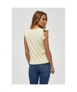 PEPPERCORN Femme ELSIE T Shirt Basique Almond Milk -Promos PEPPERCORN Magasin 4abdf13c8cd545498717301bb98e505f