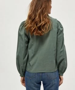 PEPPERCORN Femme CAREN JILLA Chemisier Laurel Wreath Green -Promos PEPPERCORN Magasin 4b5419022fa8413d8e0cdcac8c341bc8