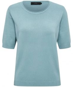 PEPPERCORN Femme SHORT SLEEVE T Shirt Basique Stillwater Blue -Promos PEPPERCORN Magasin 4b5fc9d370a64d1e8cedb78439a81b2c