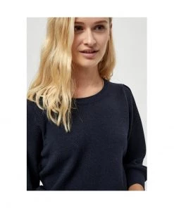 PEPPERCORN TANA 3/4 SLEEVE Pullover Navy Femme 7 PEPPERCORN TANA 3/4 SLEEVE Pullover Navy Femme -Promos PEPPERCORN Magasin 4b7b175d3cef479294d84fa57fa75184