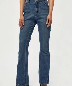 PEPPERCORN Femme LINDA Jean Flare Mid Blue Denim