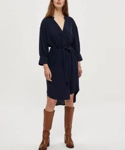 PEPPERCORN Femme SABIA Robe De Jour Dress Blue