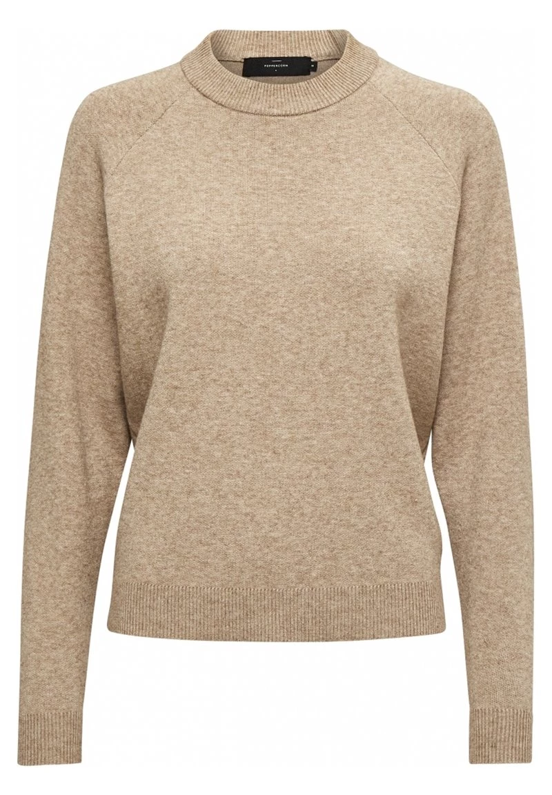 PEPPERCORN ROSALIA Pullover Warm Sand Melange Femme 5 PEPPERCORN ROSALIA Pullover Warm Sand Melange Femme – Image 5