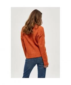 PEPPERCORN PENELOPE Gilet Apricot Orange Melange Femme -Promos PEPPERCORN Magasin 4dcd5d14bd56492a8974d8ead815ec9f
