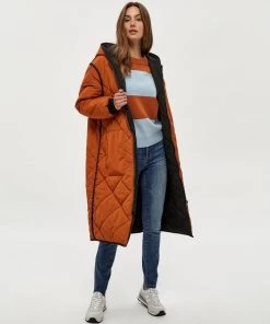 PEPPERCORN Veste D'hiver Brown/black Femme