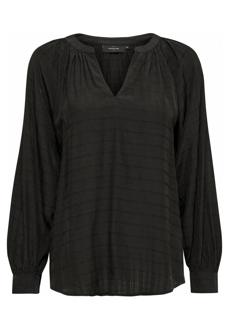 PEPPERCORN Femme MILENA LONG SLEEVE Blouse Black 5 PEPPERCORN Femme MILENA LONG SLEEVE Blouse Black – Image 5