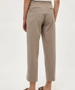 PEPPERCORN DIANA Pantalon Classique Crokery Beige Femme -Promos PEPPERCORN Magasin 4f213dfc77d54e498b9abcf9ba672fbd