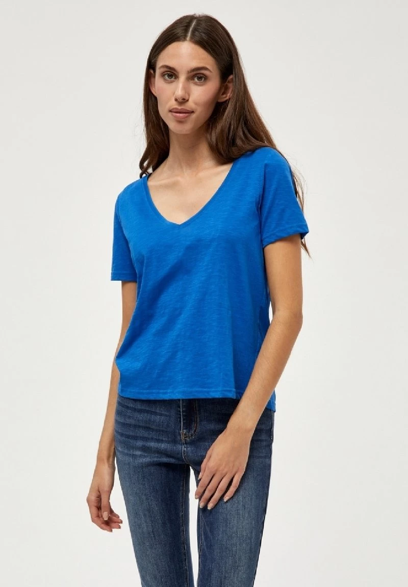 PEPPERCORN ESTEL T Shirt Basique Nebulas Blue Femme 1 PEPPERCORN ESTEL T Shirt Basique Nebulas Blue Femme