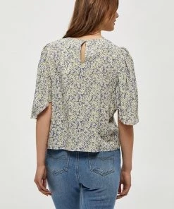 PEPPERCORN Femme BEA Blouse Corsian Blue Pr -Promos PEPPERCORN Magasin 4fce9d6bcc774877a89a7525c49bc066