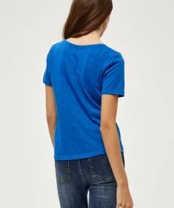 PEPPERCORN ESTEL T Shirt Basique Nebulas Blue Femme 7 PEPPERCORN ESTEL T Shirt Basique Nebulas Blue Femme -Promos PEPPERCORN Magasin 5094436cd421416b8931df2ad18c0364