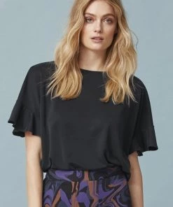 PEPPERCORN Femme REETA Blouse Black -Promos PEPPERCORN Magasin 510a3879110d4f6584e50da4f5a12eed