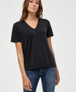 PEPPERCORN PHILINA T Shirt Basique Black Femme