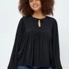 PEPPERCORN DANEA CURVE Blouse Black Femme