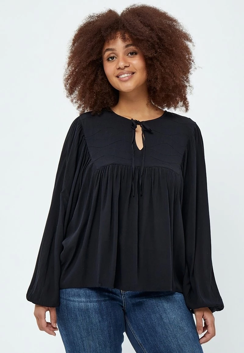 PEPPERCORN DANEA CURVE Blouse Black Femme 1 PEPPERCORN DANEA CURVE Blouse Black Femme