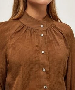 PEPPERCORN Femme Chemisier Brown 7 PEPPERCORN Femme Chemisier Brown -Promos PEPPERCORN Magasin 52f75544843c479a8add80678d1c0439