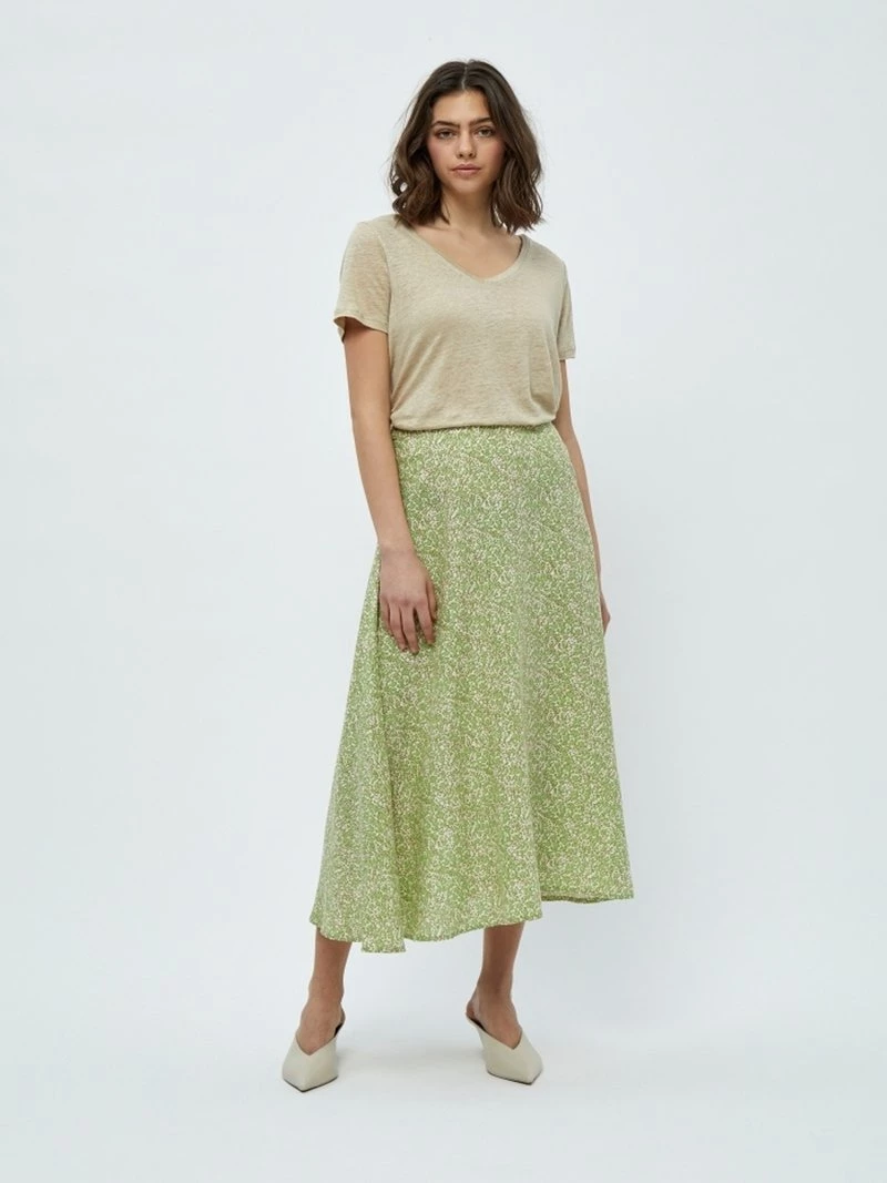 PEPPERCORN Femme DORA Jupe Trapèze Opaline Green 2 PEPPERCORN Femme DORA Jupe Trapèze Opaline Green – Image 2