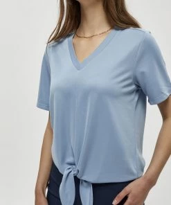 PEPPERCORN MABLE TEE T Shirt Imprimé Ashley Blue Femme -Promos PEPPERCORN Magasin 55a5867a14a64a07a83db46540222233