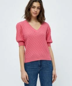 PEPPERCORN ROSALIA PUFF SLEEVE T Shirt Imprimé Pink Lemonade Femme