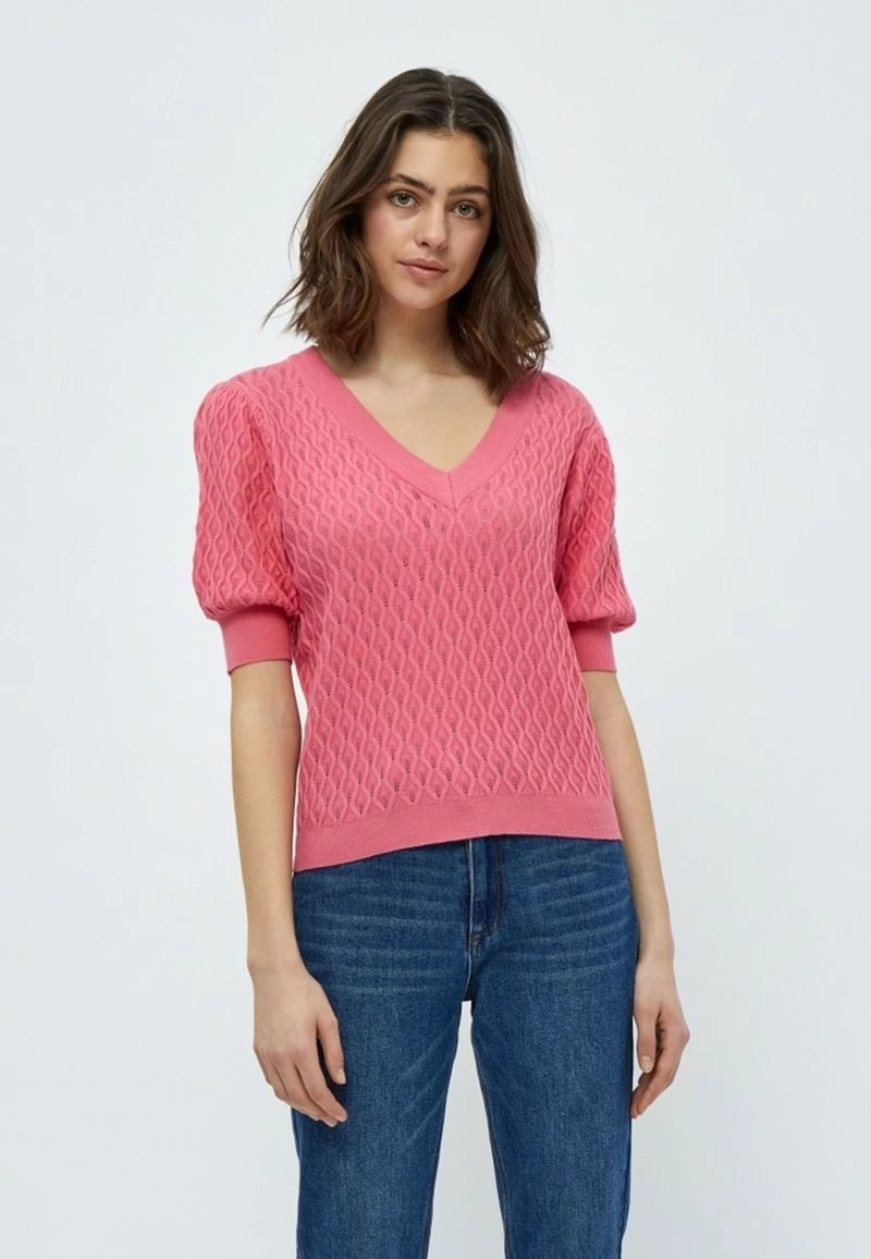 PEPPERCORN ROSALIA PUFF SLEEVE T Shirt Imprimé Pink Lemonade Femme 1 PEPPERCORN ROSALIA PUFF SLEEVE T Shirt Imprimé Pink Lemonade Femme