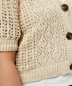 PEPPERCORN EDYN Gilet Seedpearl Cream Femme -Promos PEPPERCORN Magasin 56c0f7ec58fb4f37918e7f681fcc1bd4