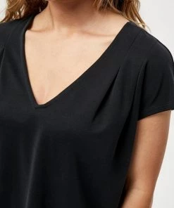 PEPPERCORN Femme LANA Blouse Black -Promos PEPPERCORN Magasin 56e7cabc5b0544f6bdc1a036e3f429ea