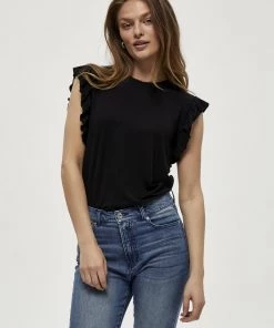 PEPPERCORN Femme MARIELLA T Shirt Imprimé Black