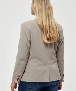 PEPPERCORN DIANA Blazer Crokery Beige Femme -Promos PEPPERCORN Magasin 57d3a174a6d14f7f9814d79b71e0325f