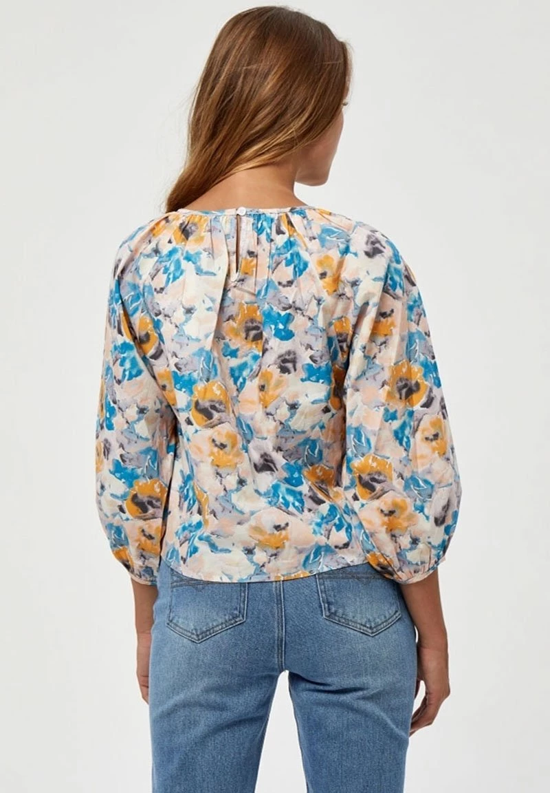 PEPPERCORN DAMINA Blouse Ant. White Print Femme 3 PEPPERCORN DAMINA Blouse Ant. White Print Femme – Image 3