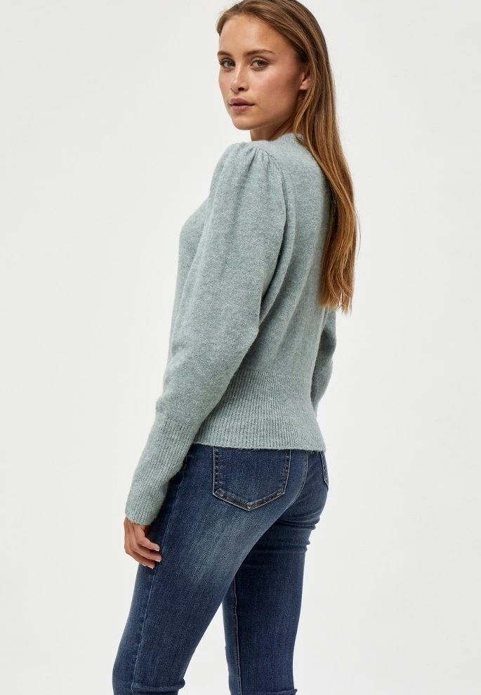 PEPPERCORN PENELOPE Pullover Slate Blue Melange Femme 3 PEPPERCORN PENELOPE Pullover Slate Blue Melange Femme – Image 3
