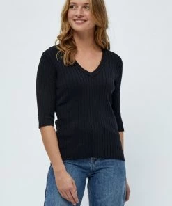 PEPPERCORN TANA T Shirt Basique Black Femme