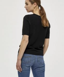 PEPPERCORN Femme SHORT SLEEVE T Shirt Basique Black 7 PEPPERCORN Femme SHORT SLEEVE T Shirt Basique Black -Promos PEPPERCORN Magasin 5a0349cd9f994a2ea44125d63274588d